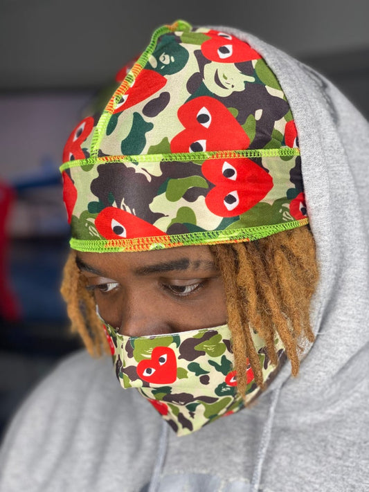 Custom "Heart" Durags